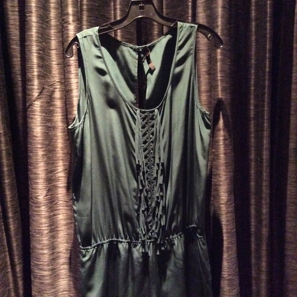 BCBG MazAzria green romper